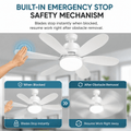 Flower Fan Light: 16.5-Inch Ceiling Fan with Light - thumbnail 7