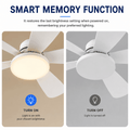 Flower Fan Light: 16.5-Inch Ceiling Fan with Light - thumbnail 8