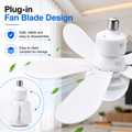 Flower Fan Light: 16.5-Inch Ceiling Fan with Light - thumbnail 6