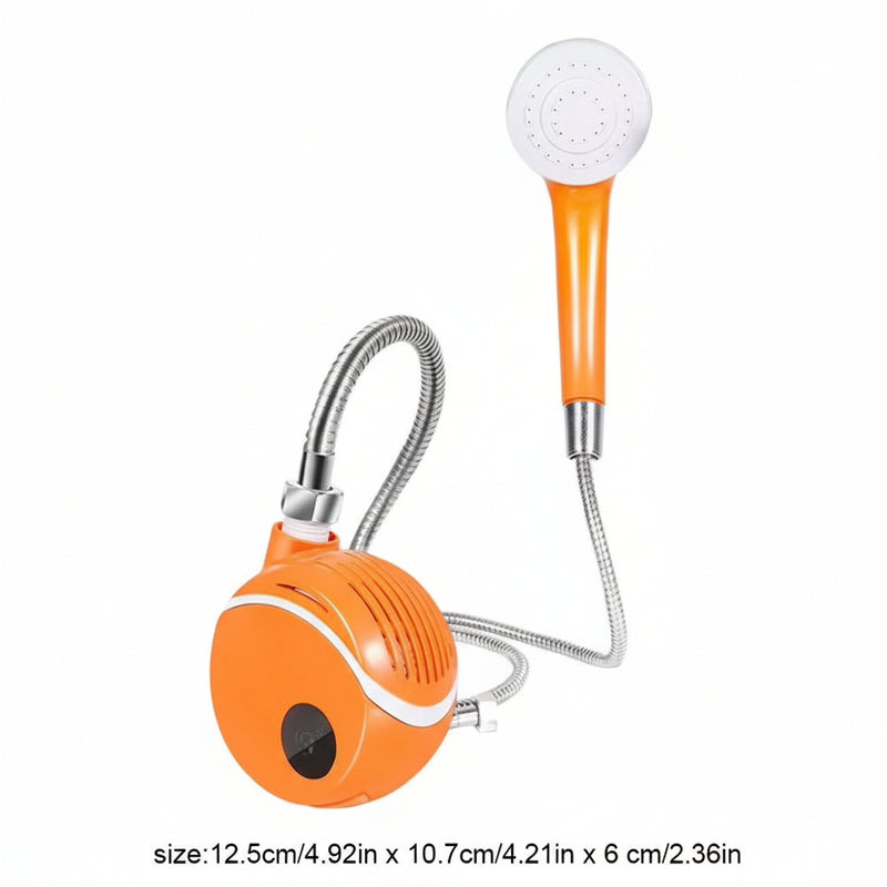 رأس دش لسخان مياه كهربائي فوري محمول