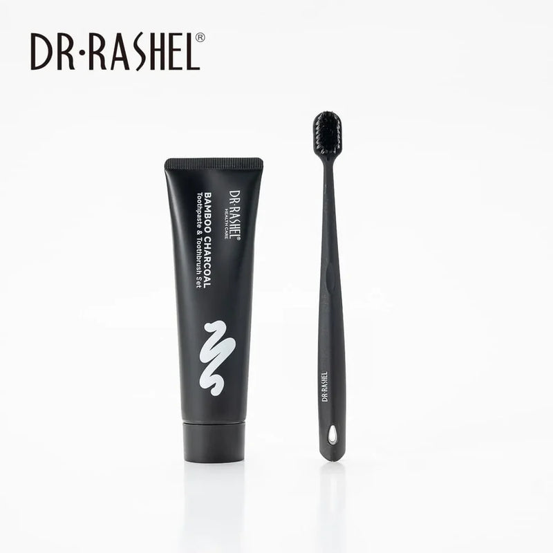 DR·RASHEL - Bamboo Charcoal Toothpaste & Toothbrush Set