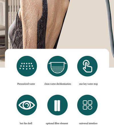 3 Modes Shower Head