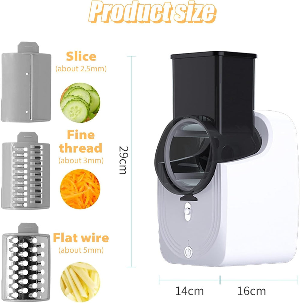 قطاعة خضراوات متعددة الوظائف بشفرات قابلة للتبديل