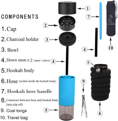 Portable Travel Hookah