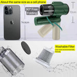 مكنسة كهربائية صغيرة قابلة للطي تعمل بمنفذ USB ومنفاخ هواء