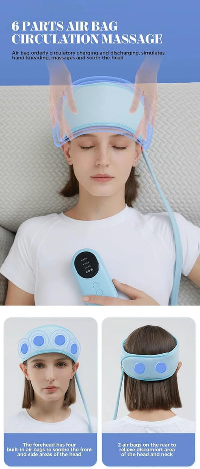 Heated Airbag Head Massage Cap