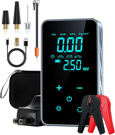 ضاغط هواء رقمي محمول متعدد الأغراض