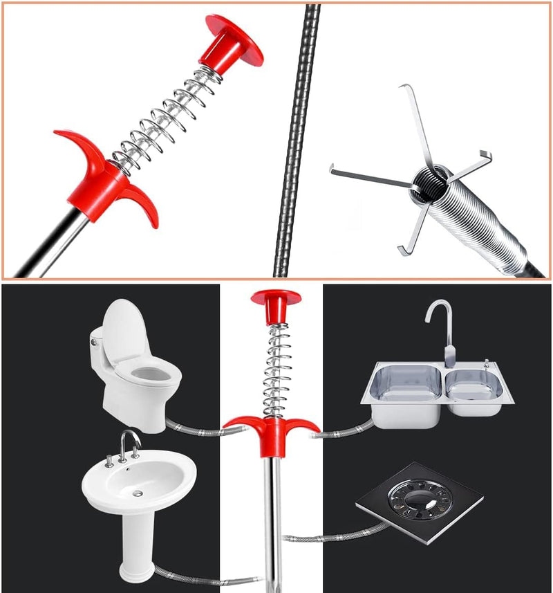 Flexible Drain Clog Remover Tool