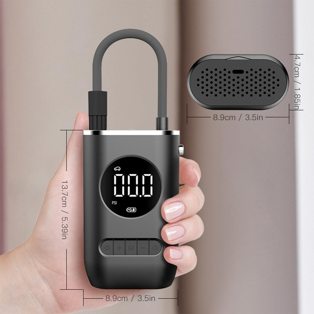مضخة هواء رقمية محمولة لنفخ إطارات السيارات