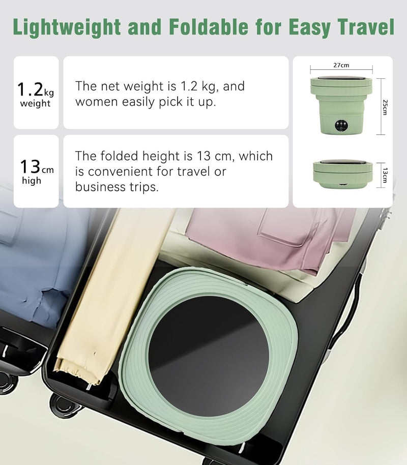 Foldable Mini Laundry Machine