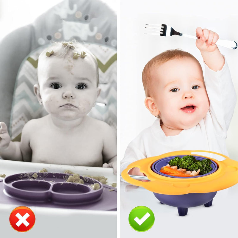 Baby Spill-Proof Gyro Bowl