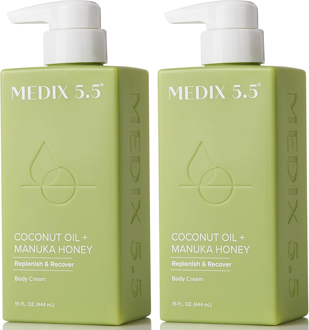 كريم الجسم ميديكس 5.5 - زيت جوز الهند + عسل مانوكا لتجديد وتنشيط الجسم