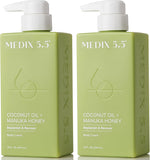 كريم الجسم ميديكس 5.5 - زيت جوز الهند + عسل مانوكا لتجديد وتنشيط الجسم