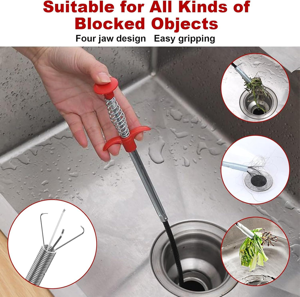 Flexible Drain Clog Remover Tool