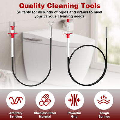 Flexible Drain Clog Remover Tool