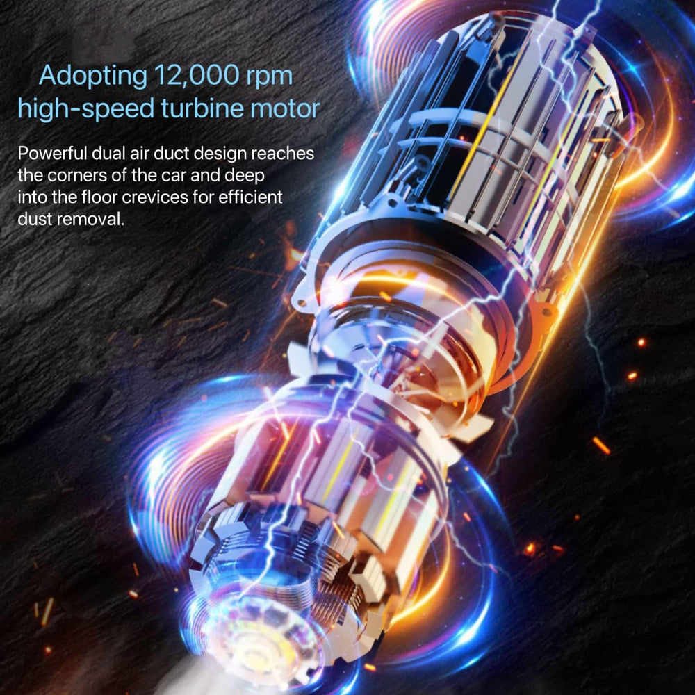 مكنسة كهربائية صغيرة قابلة للطي تعمل بمنفذ USB ومنفاخ هواء