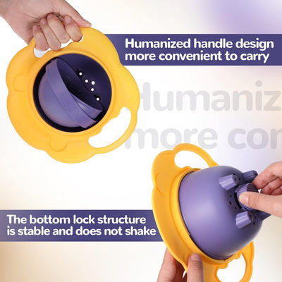 Baby Spill-Proof Gyro Bowl