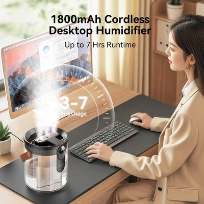 Dual-Spray Portable Humidifier