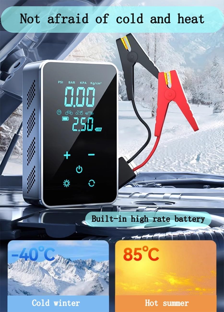 ضاغط هواء رقمي محمول متعدد الأغراض