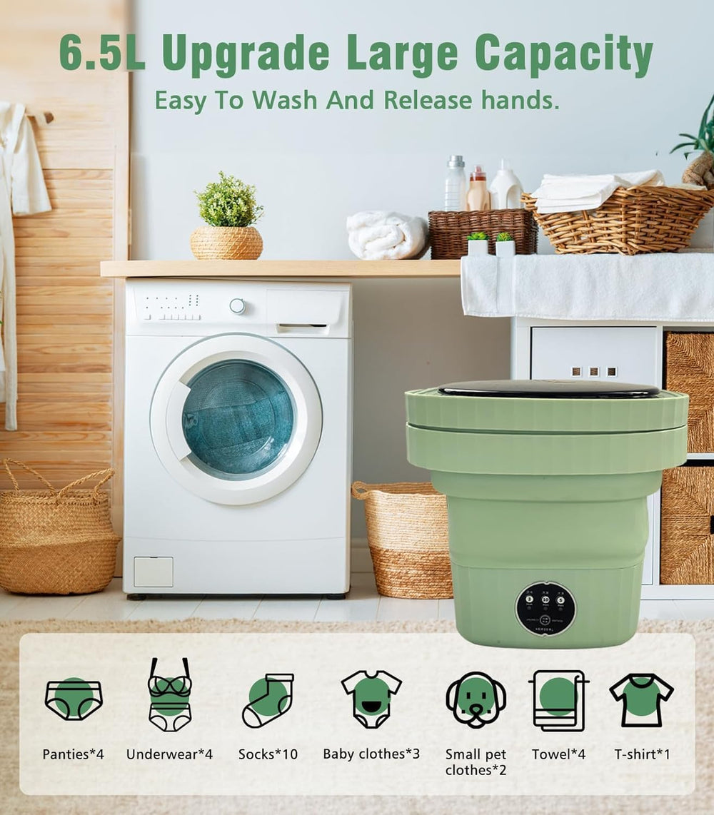 Foldable Mini Laundry Machine