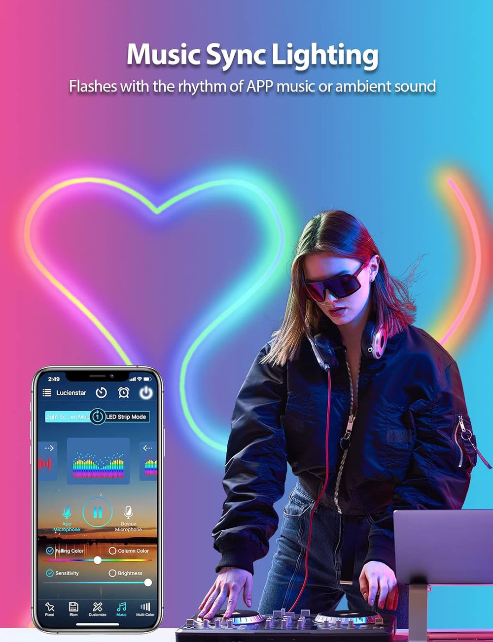 شريط إضاءة نيون LED