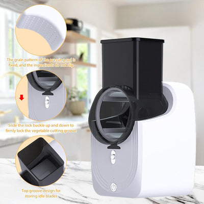 قطاعة خضراوات متعددة الوظائف بشفرات قابلة للتبديل