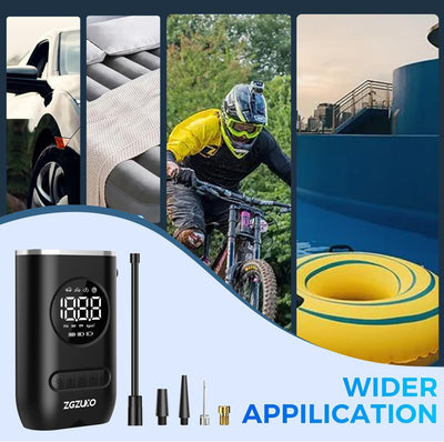 مضخة هواء رقمية محمولة لنفخ إطارات السيارات
