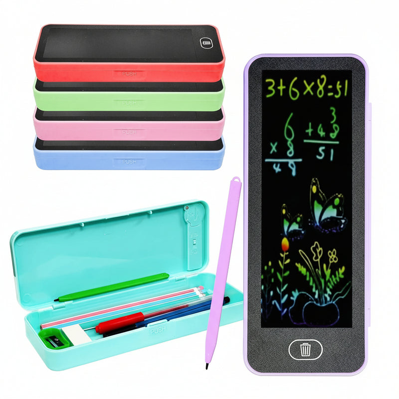 2-in-1 LCD Writing Tablet Pencil Case