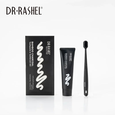 DR·RASHEL - Bamboo Charcoal Toothpaste & Toothbrush Set