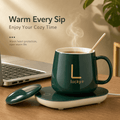 Electric Coffee Warmer & Portable Mug Heating Plate - thumbnail 1