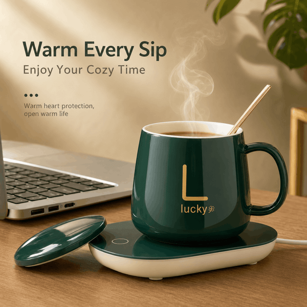 Electric Coffee Warmer & Portable Mug Heating Plate