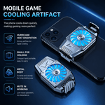 Compact mobile game cooling artifact cell phone fan with metal body and low-noise heat dissipation
