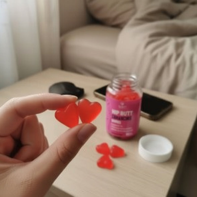 Delicious fruit-flavored Nature’s Beauty gummies for targeted body enhancement and wellness at Aezoon.