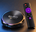 G96 Max Android 13.0 TV box streaming device with voice remote