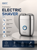 Mini Electric Shaver - Dual Rotary Heads - thumbnail 3