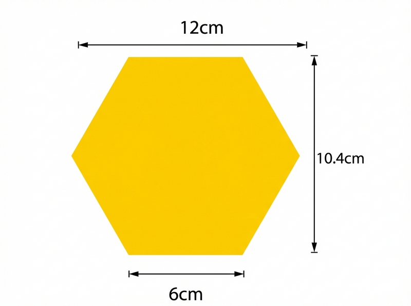 Hexagon Style Acrylic Mirror - Modern Home Decoration