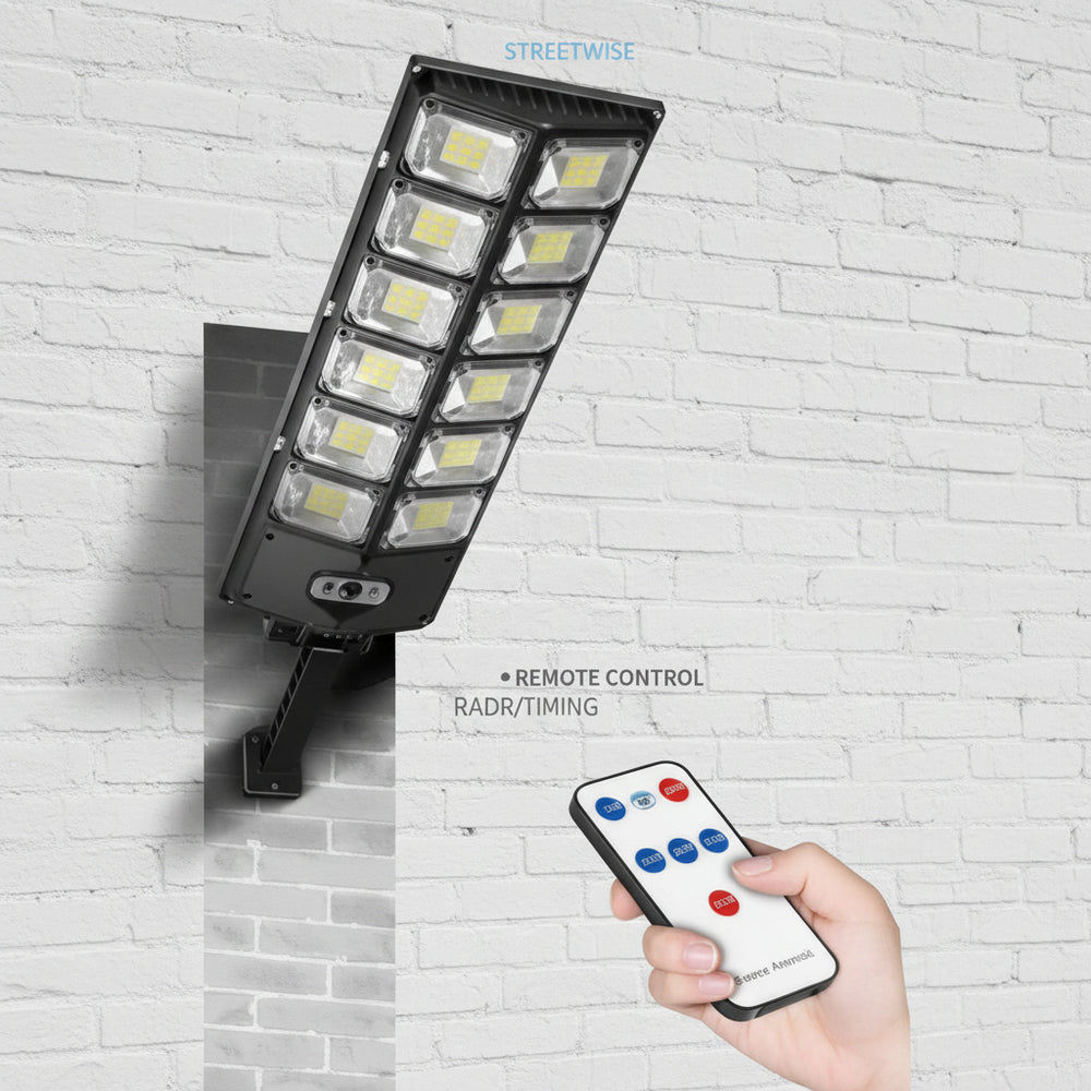 High-brightness solar sensor outdoor light with motion detection for home security at Aezoon.