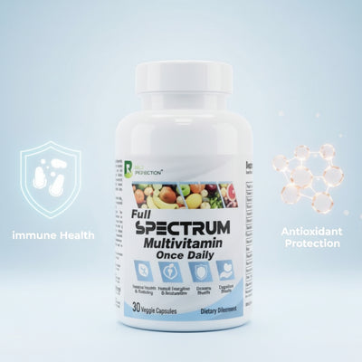 High-potency Bio Protection full spectrum multivitamin for men and women's daily nutritional balance at Aezoon.