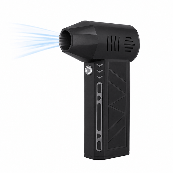 Mini Jet Fan Portable Handheld Electric Blower with LED Light