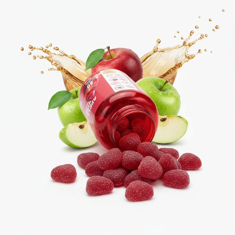 Nature’s Beauty Apple Cider Vinegar gummies for natural detox and digestive health support at Aezoon.