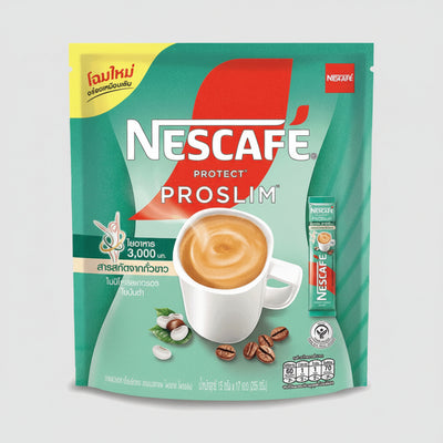 Nescafe ProSlim instant coffee original weight management formula with 3,000mg of dietary fiber at Aezoon.