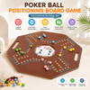 Poker Ball Positioning Board Game - Educational Strategy Set