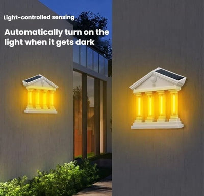 مصباح شمسي بمستشعر حركة