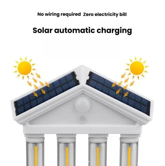 مصباح شمسي بمستشعر حركة