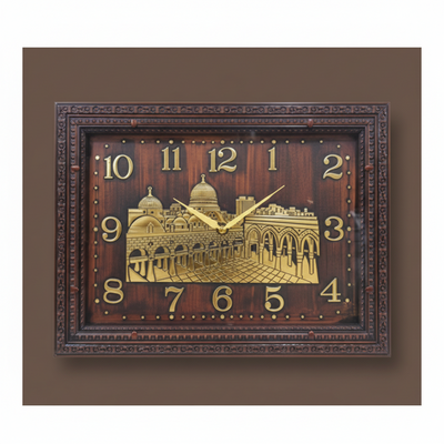 Luxury Mosque Design Wall Clock