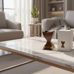 Decorative Incense Burner with Gold Accents