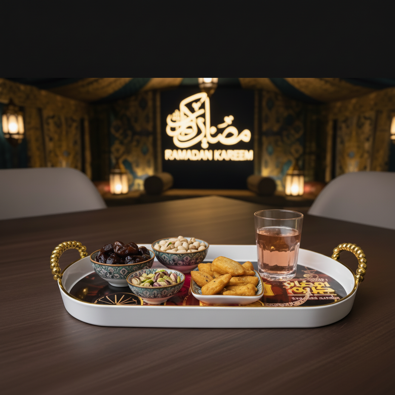 Ramadan Kareem Decorative Serving Tray