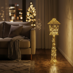 Gold Decorative LED Lantern Stand
