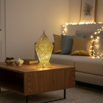 Gold Glitter Decorative Hanging Lantern