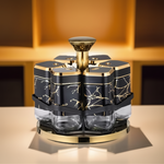 360° Rotating Spice Carousel Rack